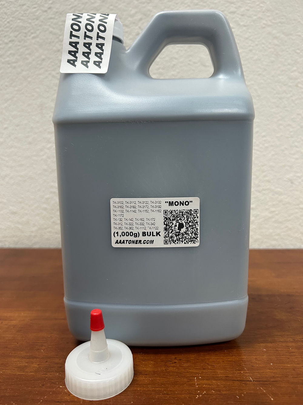 BULK (1,000g) Toner Refill for Kyocera TK-312, TK-322, TK-342, TK-352, TK-362, TK-1112, TK-1122, TK-1132, TK-1142, TK-1152, TK-1162, TK-1172, TK-3102, TK-3112, TK-3122, TK-3132,TK- 3162, TK-3172, TK-3192