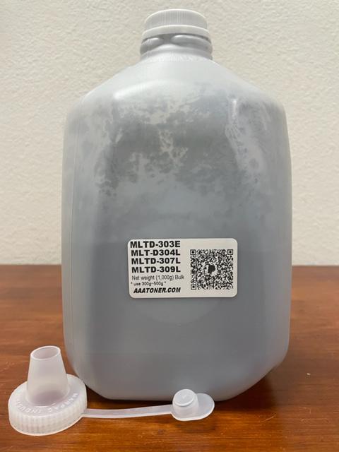 (1,000g) BULK Toner Refill ONLY for Samsung 303,304, 307, 309, MLT-D303 , MLT-D304, MLT-D307, MLT-D309
