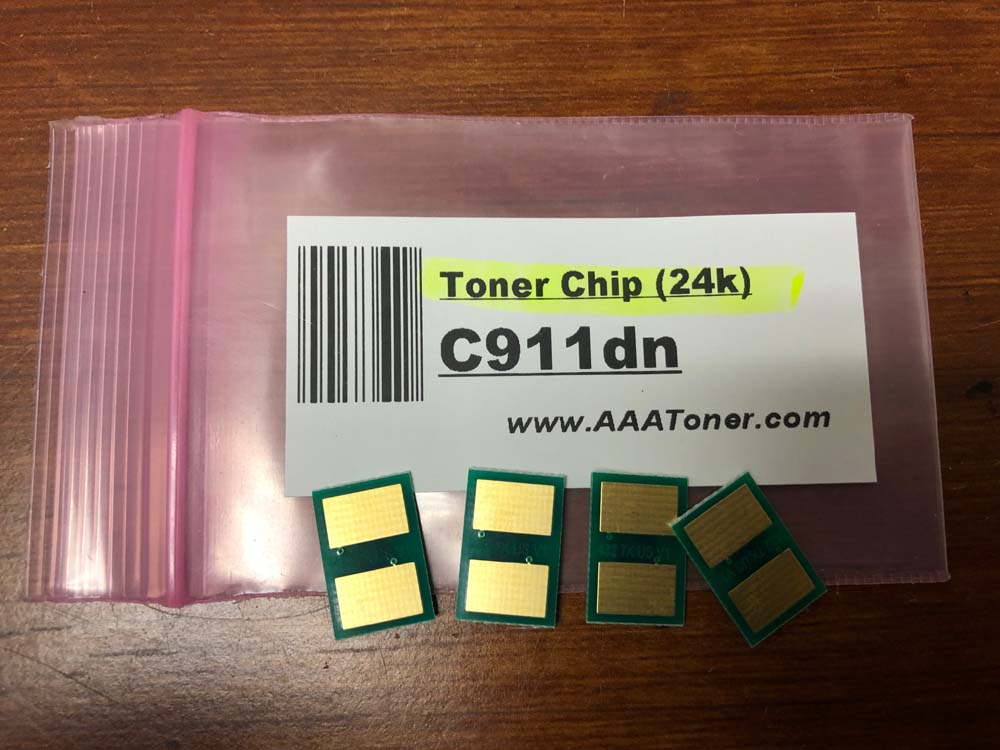 Toner Chip for OKI C911, C911e, C911dn model only (24k)