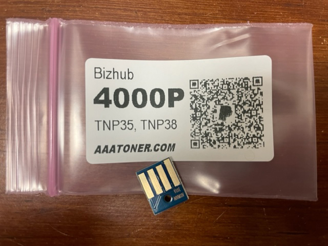 Toner Chip for Konica Minolta Bizhub 4000P (TNP35, TNP38)
