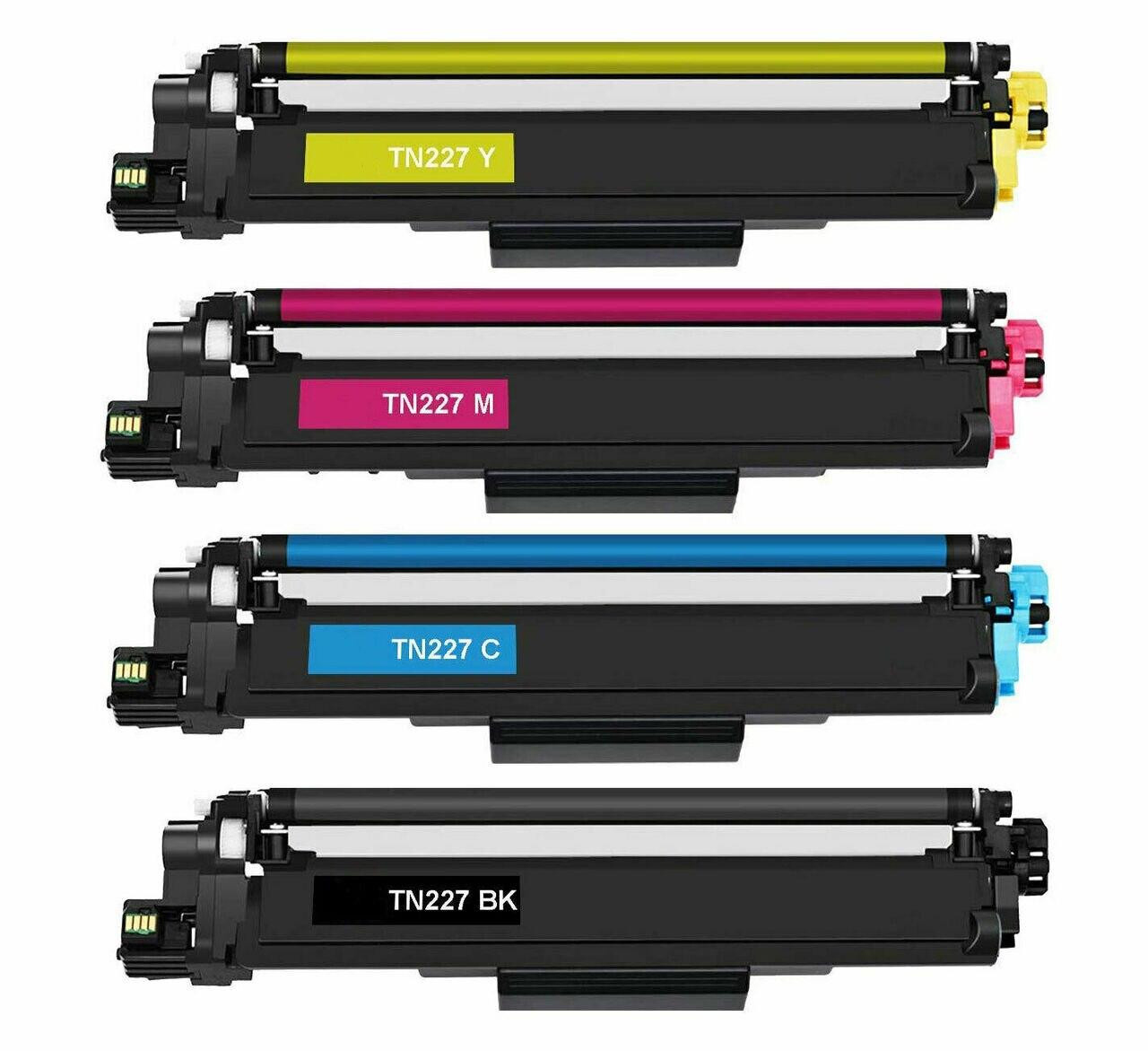 Compatible Color Toner Cartridges for Brother TN-227, TN227 High Yield (TN-223, TN223)