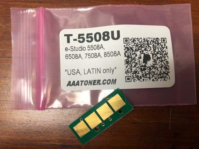 Toner Chip for Toshiba e-Studio 5508A, 6508A, 7508A, 8508A (T-5508U)