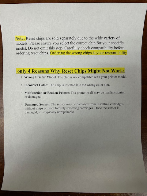 Toner Chips for Ricoh P C301W, PC301W, P C300W, PC300W Color Laser Printer - Image 2