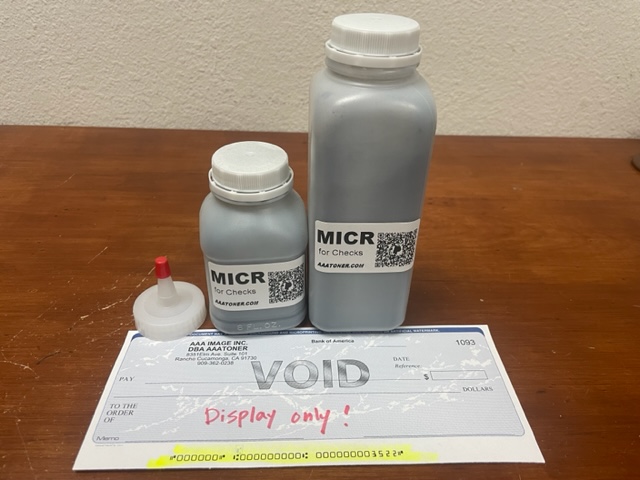 MICR (Check Print) Toner Refill for HP CF248A (48A) MICR Refill Toner - " 70g " + Chip