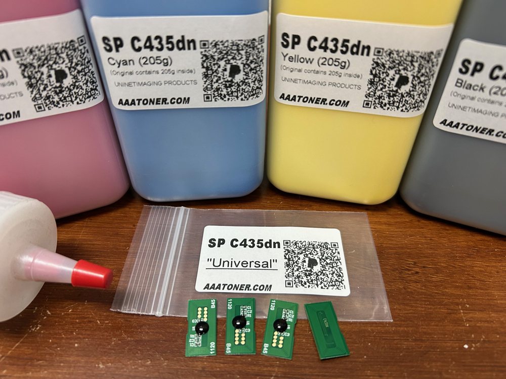 Toner Refill for Ricoh Aficio SP C435, SP C435DN (SP C435A) Color Printer - Image 3