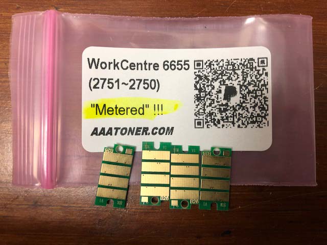 High Capacity Toner Chip for Xerox WorkCentre 6655 - (METERED) !!!