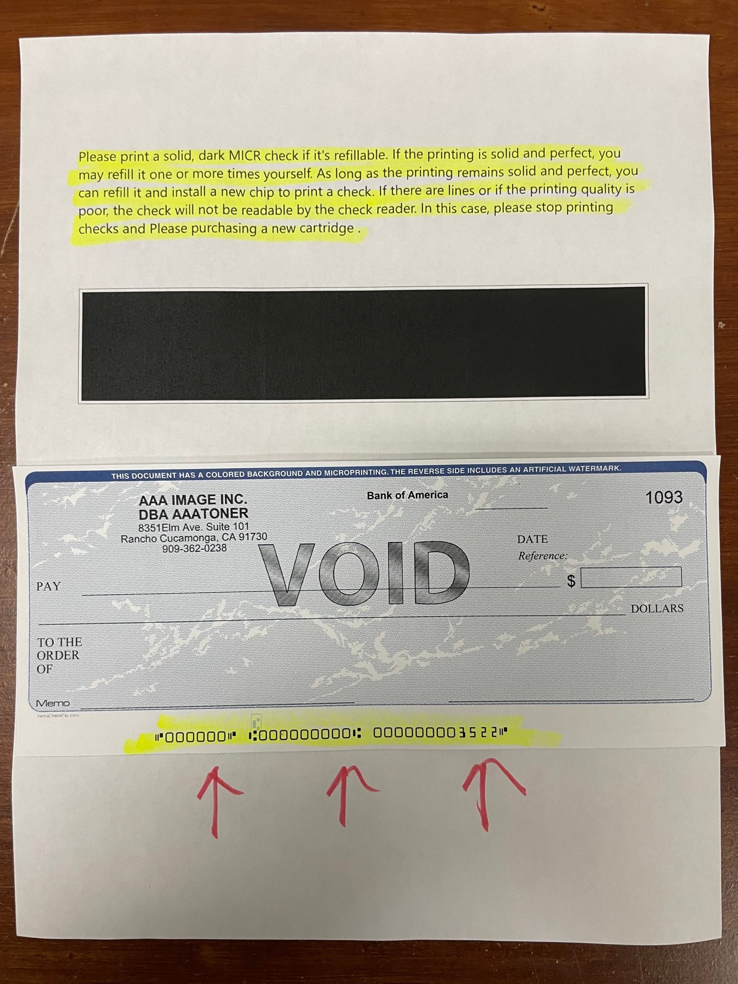 MICR (Check Print) Toner Refill for HP Q2612A, 12A, Canon 104 MICR Refill Toner - " 100g " - Image 2