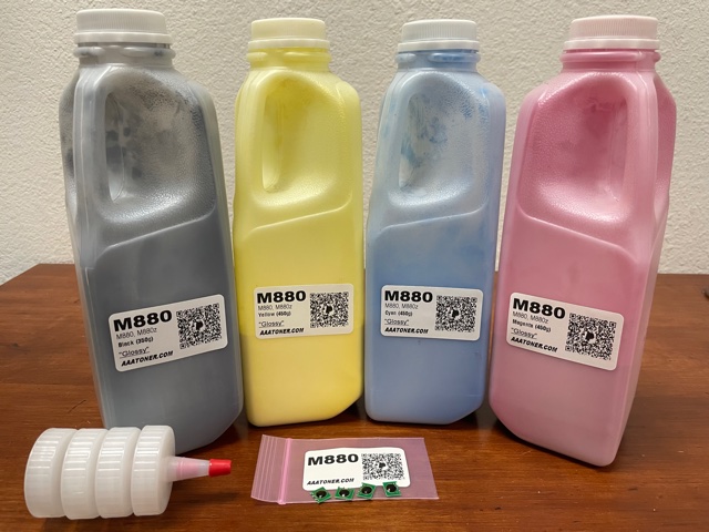 Toner Refill for HP HP CF300A, CF301A, CF302A, CF303A, Color LaserJet Enterprise Flow M880 (827A)