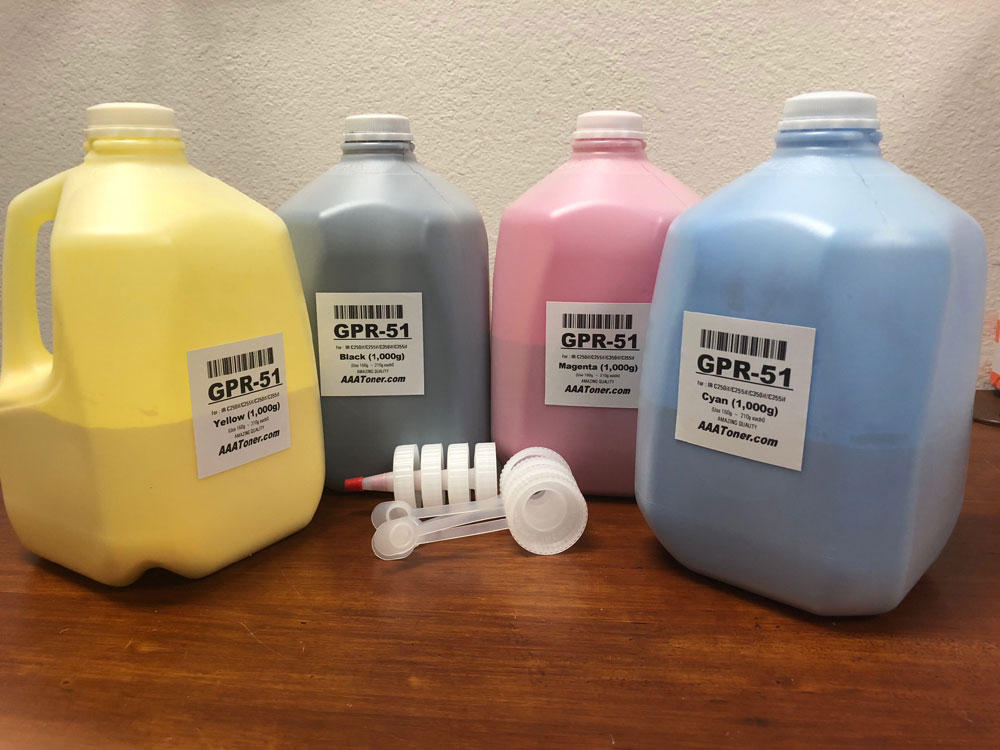 Toner Refill for Canon (GPR-51, GPR51) for imageRUNNER ADVANCE C250if, C255if, C350if, C350P, C355if - Image 3