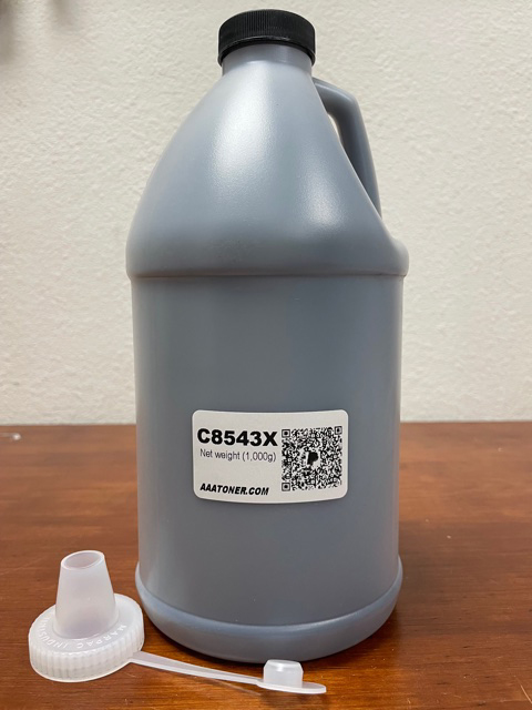 (1,000g) Bulk Refill Toner for HP C8543X (43X), CF325X (25X) LaserJet Enterprise Flow M830, M806, LaserJet 9000, 9040, 9050