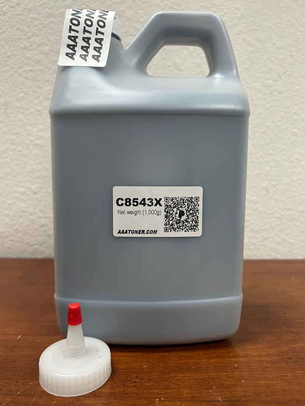 (1,000g) Bulk Refill Toner for HP C8543X (43X), CF325X (25X) LaserJet Enterprise Flow M830, M806, LaserJet 9000, 9040, 9050
