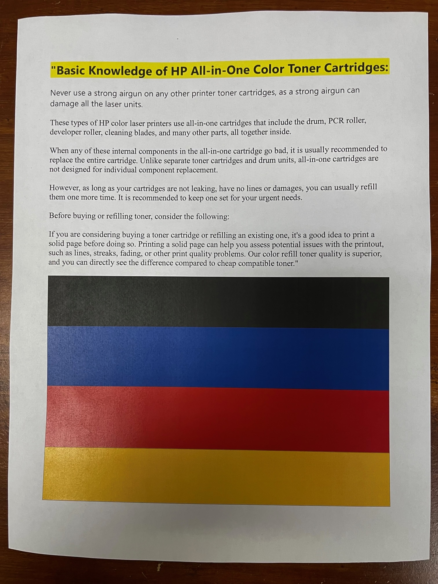 (245g/180g) 4 Toner Refill for HP CF450A, CF451A, CF452A, CF453A, Enterprise M652, M681, M653, M681, M682 (655A) + 4 Chips - Image 4