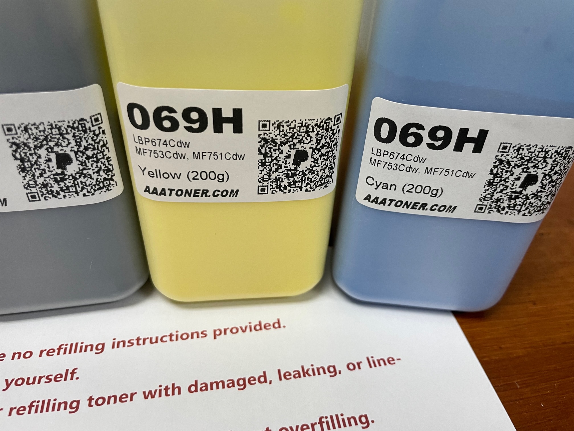 Toner Refill for Canon imageCLASS LBP674Cdw, MF753Cdw, MF751Cdw (069, 069H) - Image 5