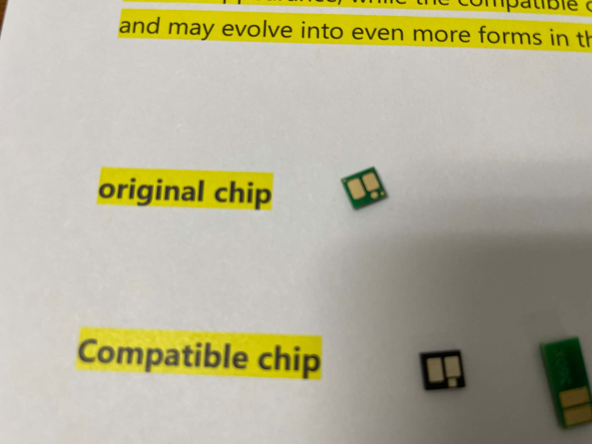 Toner Chips for HP Color LaserJet Pro M154a, M154nw, M180, M180nw, M181fw - Image 4