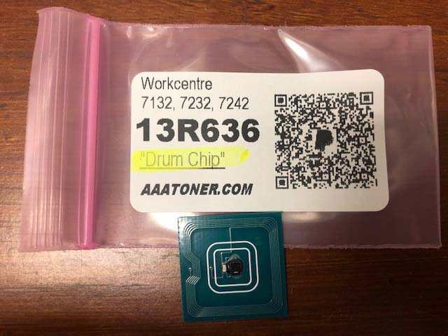 13R636, 13R622 Drum Chip for Xerox WorkCentre 7132, 7232, 7242