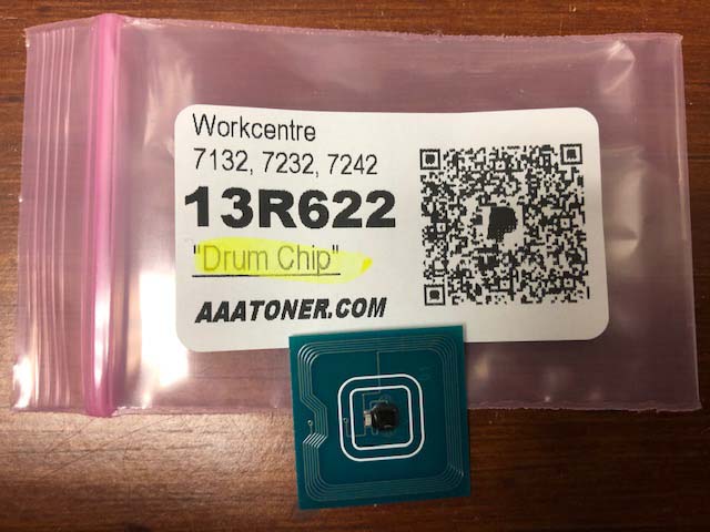13R636, 13R622 Drum Chip for Xerox WorkCentre 7132, 7232, 7242 - Image 2