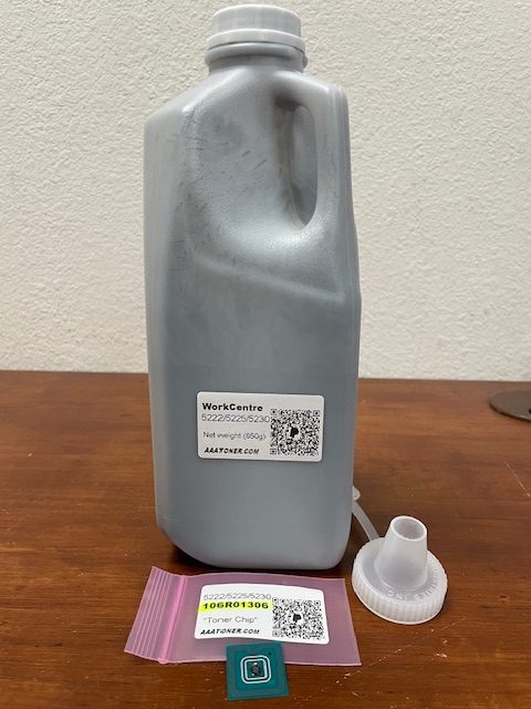 (650g) Toner Refill for Xerox WorkCentre 5222, 5225, 5230 + Chip - Image 6