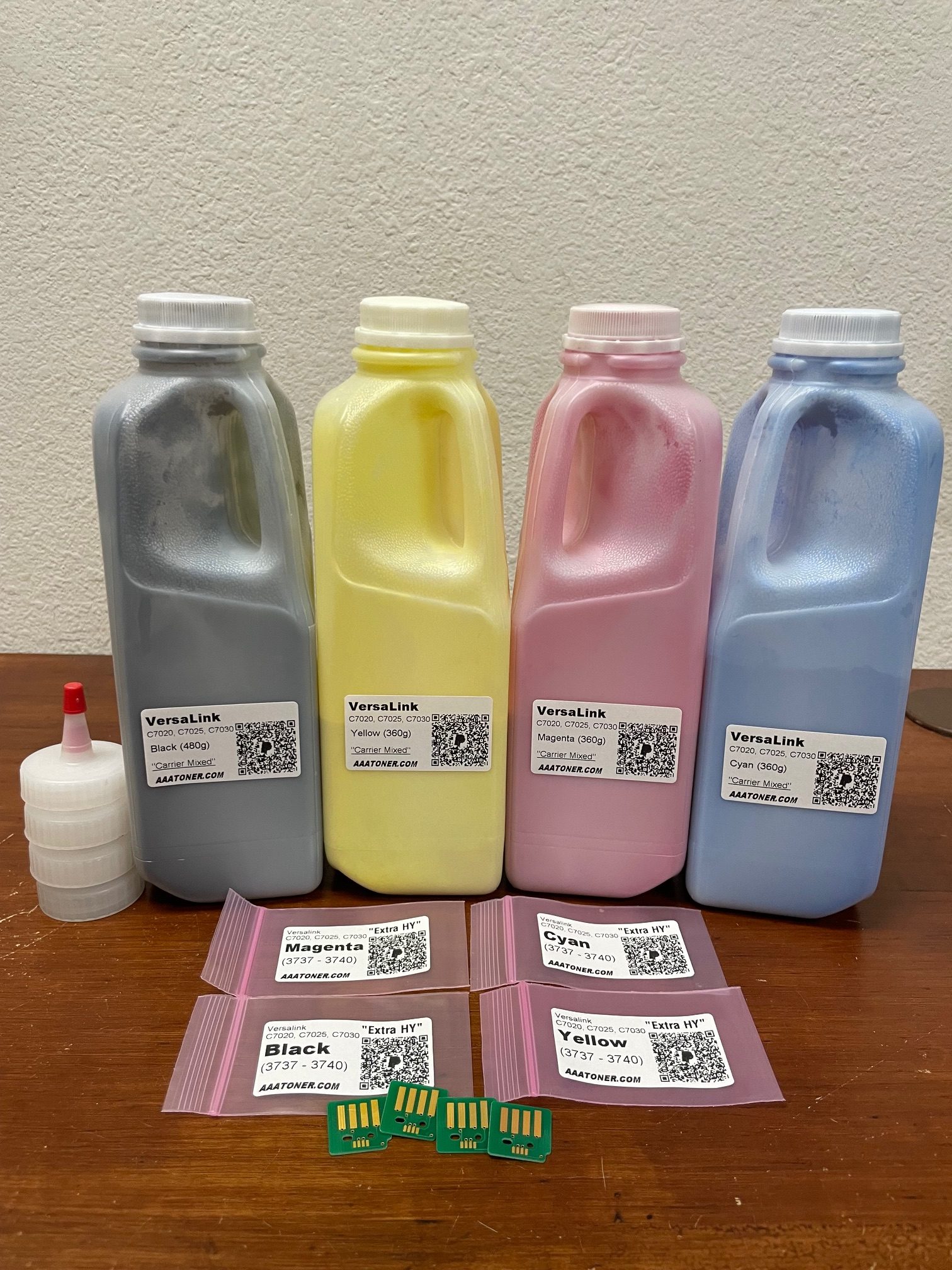 Toner Refill for Xerox VersaLink C7020, VersaLink C7025, VersaLink C7030 (Sold, USA / W. Europe)