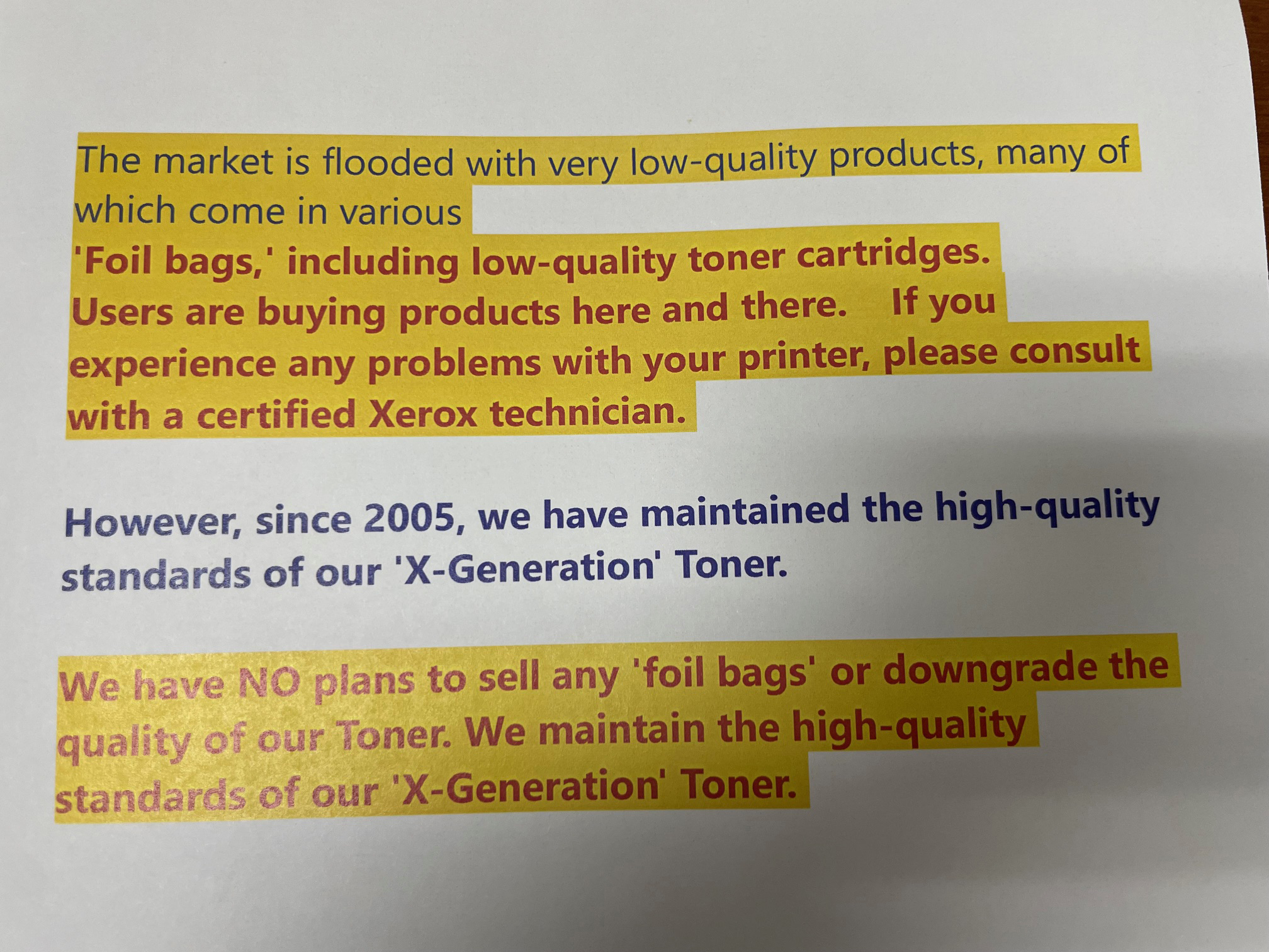 (650g x 4) Toner Refill for Xerox Versant 80,180, 280 Press + 4 Chips - Image 2