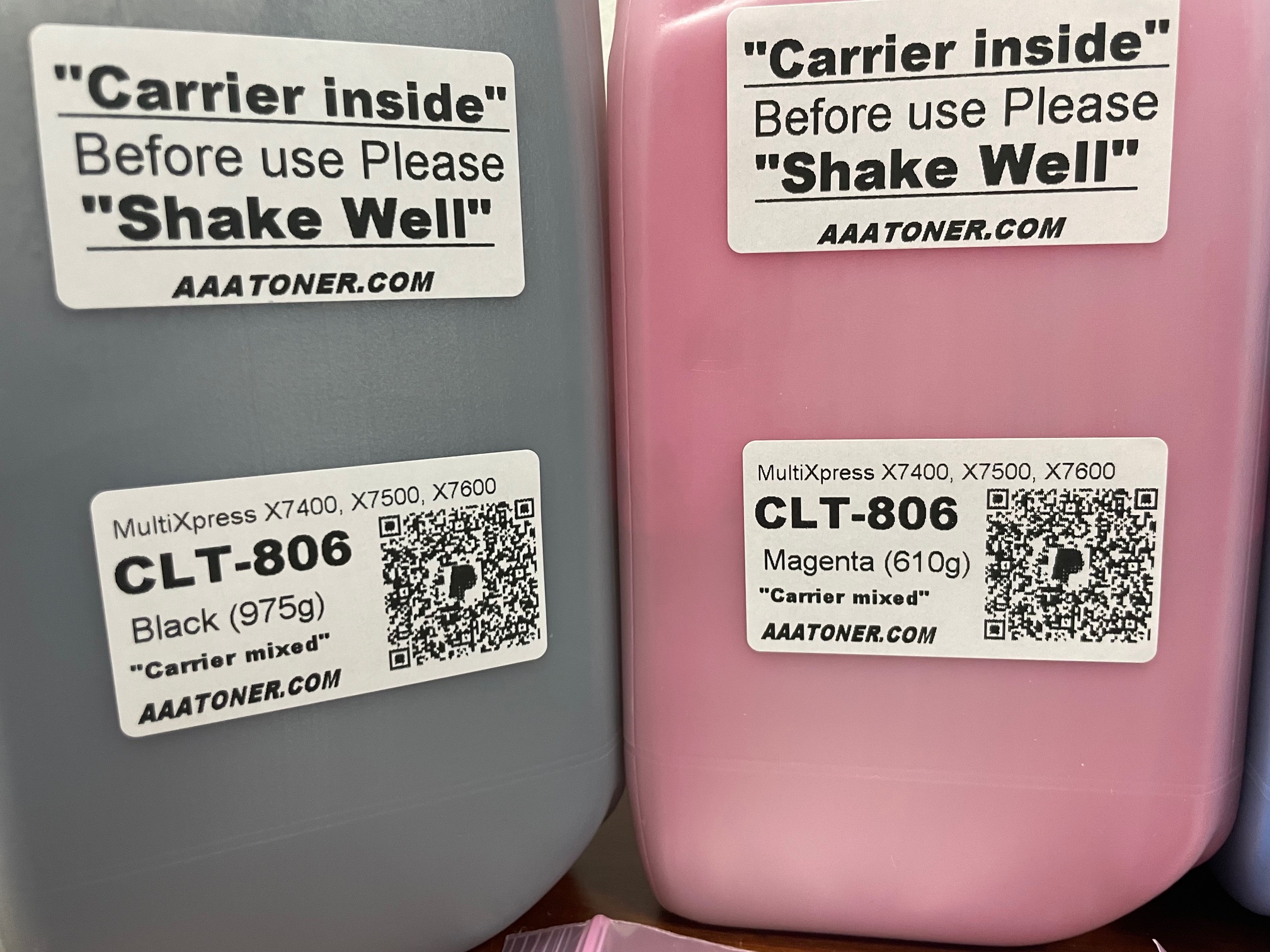 (910g/610g) 4 Toner Refill for Samsung MultiXpress X7400GX, X7400LX, X7500GX, X7500LX, X7600GX, X7600LX (CLT-806) + 4 Chips - Image 3