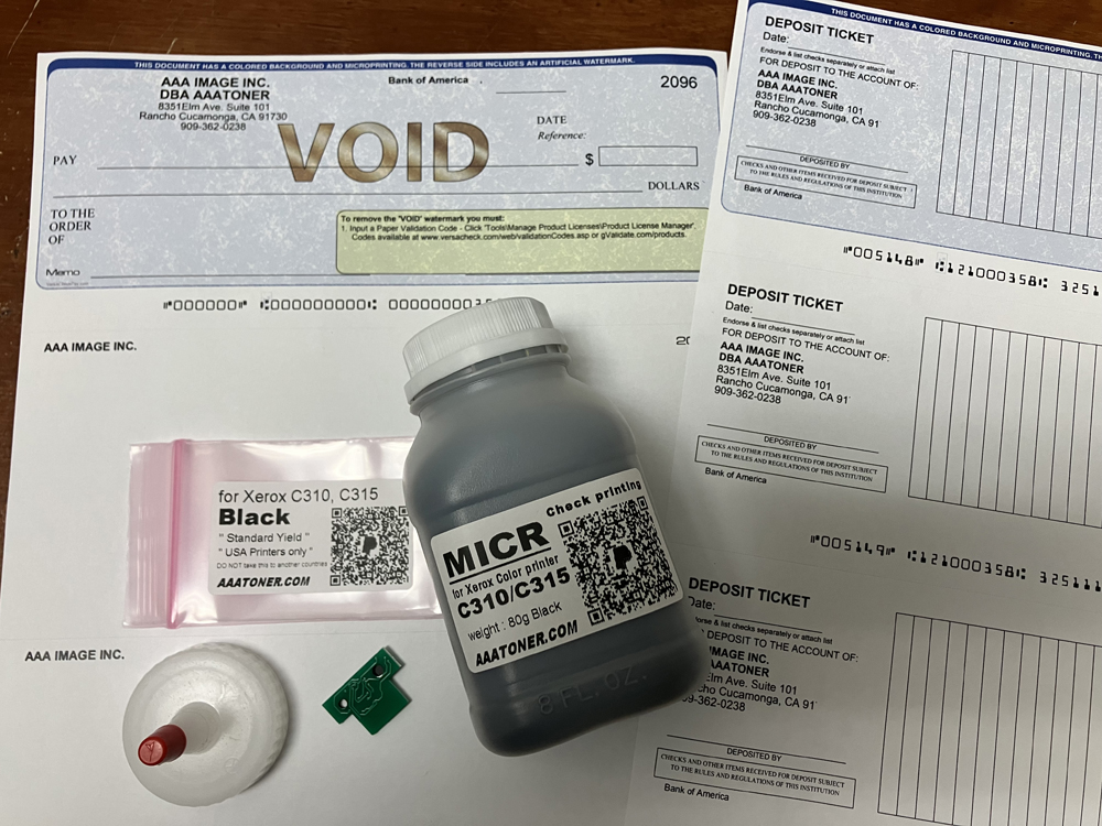 MICR Color (Check Print) for Xerox C310, C315 Color Toner Refill (80g) + Chip (3,000 pages) - Image 4
