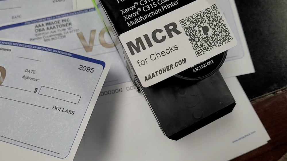 MICR Color (Check Print) for use in Xerox C310, C315 color printers Remanufactured Toner Cartridge (Ready to use) - Image 3