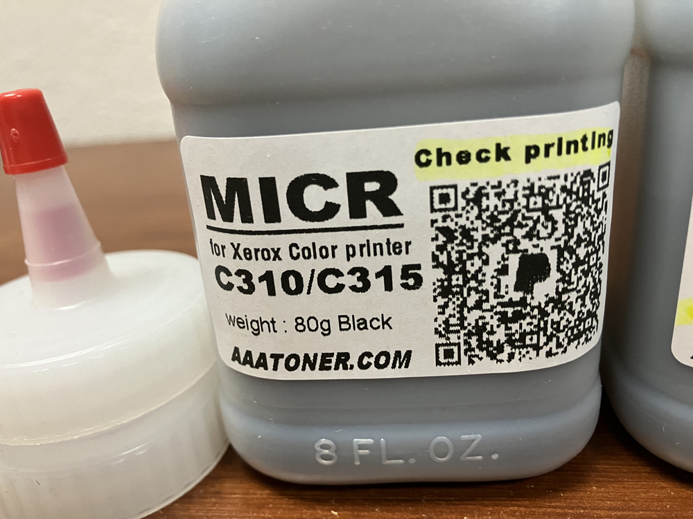 MICR Color (Set up) for Xerox C310, C315 Color Toner Refill (80g) + Special Developer Drum Refill MICR (100g) - Image 5