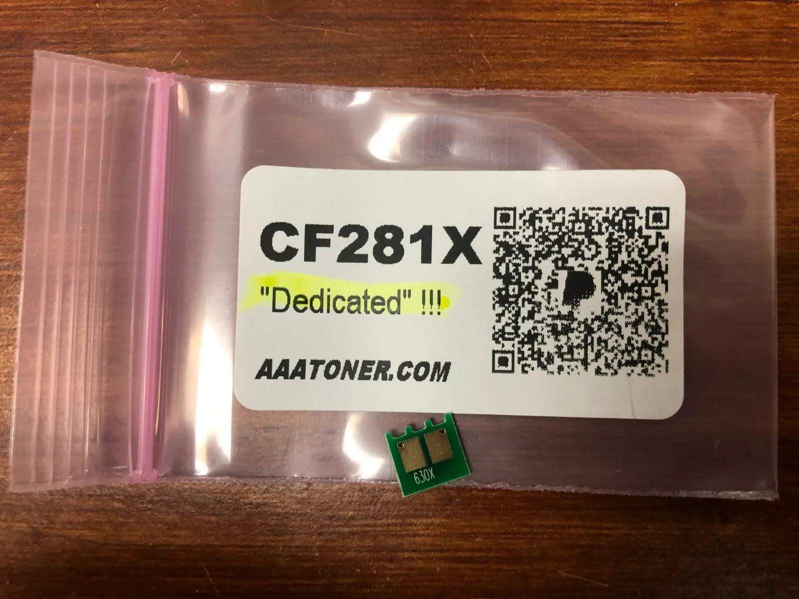 Toner Chip for HP CF281A (81A) , HP CF281X (81X) , M604, M605, M606, M630 - Image 2