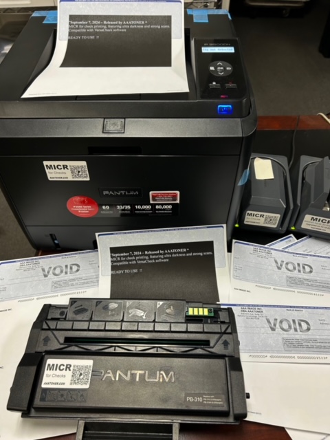 MICR Check Printer for Pantum P3500DN, PB-310, PB-310H, PB310 Print MICR Toner Cartridge - READY TO USE !!