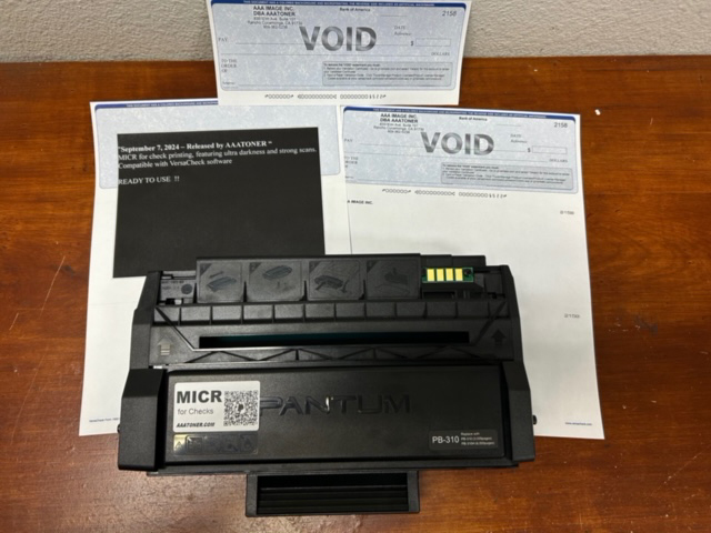 MICR Check Printer for Pantum P3500DN, PB-310, PB-310H, PB310 Print MICR Toner Cartridge - READY TO USE !! - Image 4