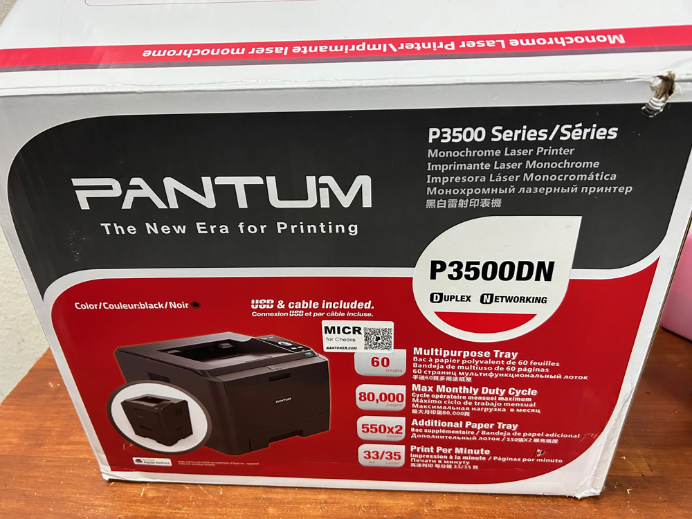 MICR Check Printer for Pantum P3500DN, PB-310, PB-310H, PB310 Print MICR Toner Cartridge - READY TO USE !! - Image 5