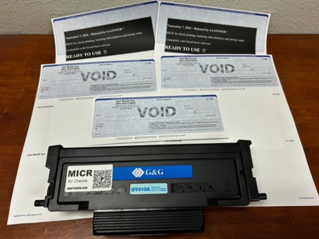 MICR Check Printer for (Pantum) G&G GT410X, GT410, GT410A, GT410Y, P4100DW, P4100 Print MICR Toner Cartridge - READY TO USE !! - Image 9