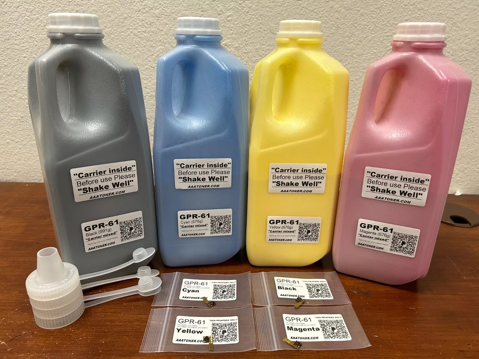 Toner Refill for Canon (GPR-61, GPR61) for imageRUNNER ADVANCE DX C5840i, DX C5850i, DX C5860i, DX C5870i, DX C5870i