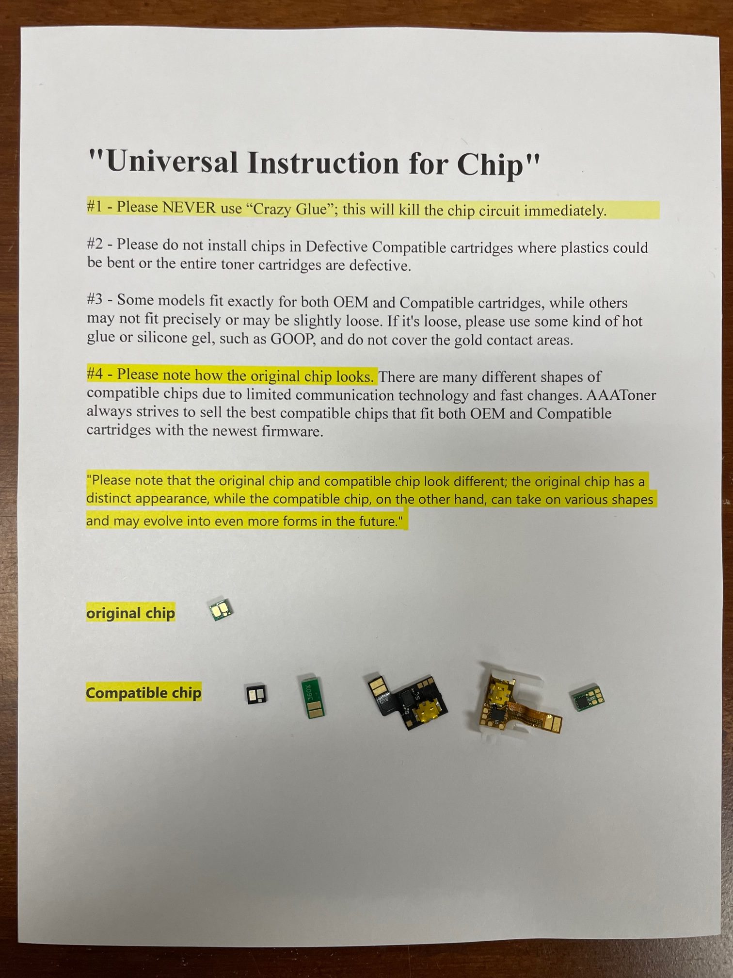 Toner Chip for Canon imageCLASS LBP674Cdw, MF753Cdw, MF751Cdw (069, 069H) - Image 2