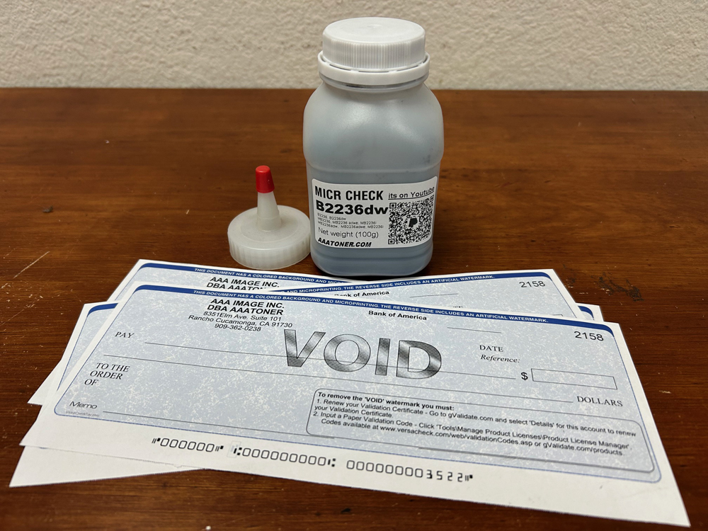 "MICR Check" Toner Refill for Lexmark B2236 dw, MB2236 adw, MB2236adwe, MB2236 i MICR Toner - Image 5