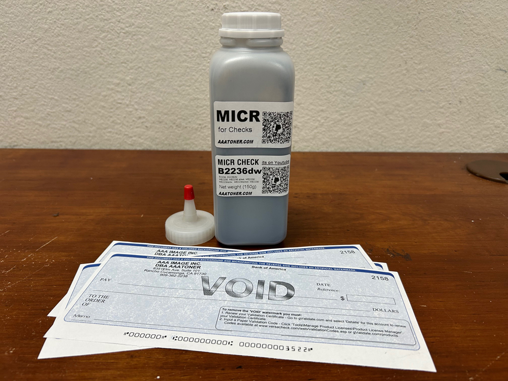 "MICR Check" Toner Refill for Lexmark B2236 dw, MB2236 adw, MB2236adwe, MB2236 i MICR Toner