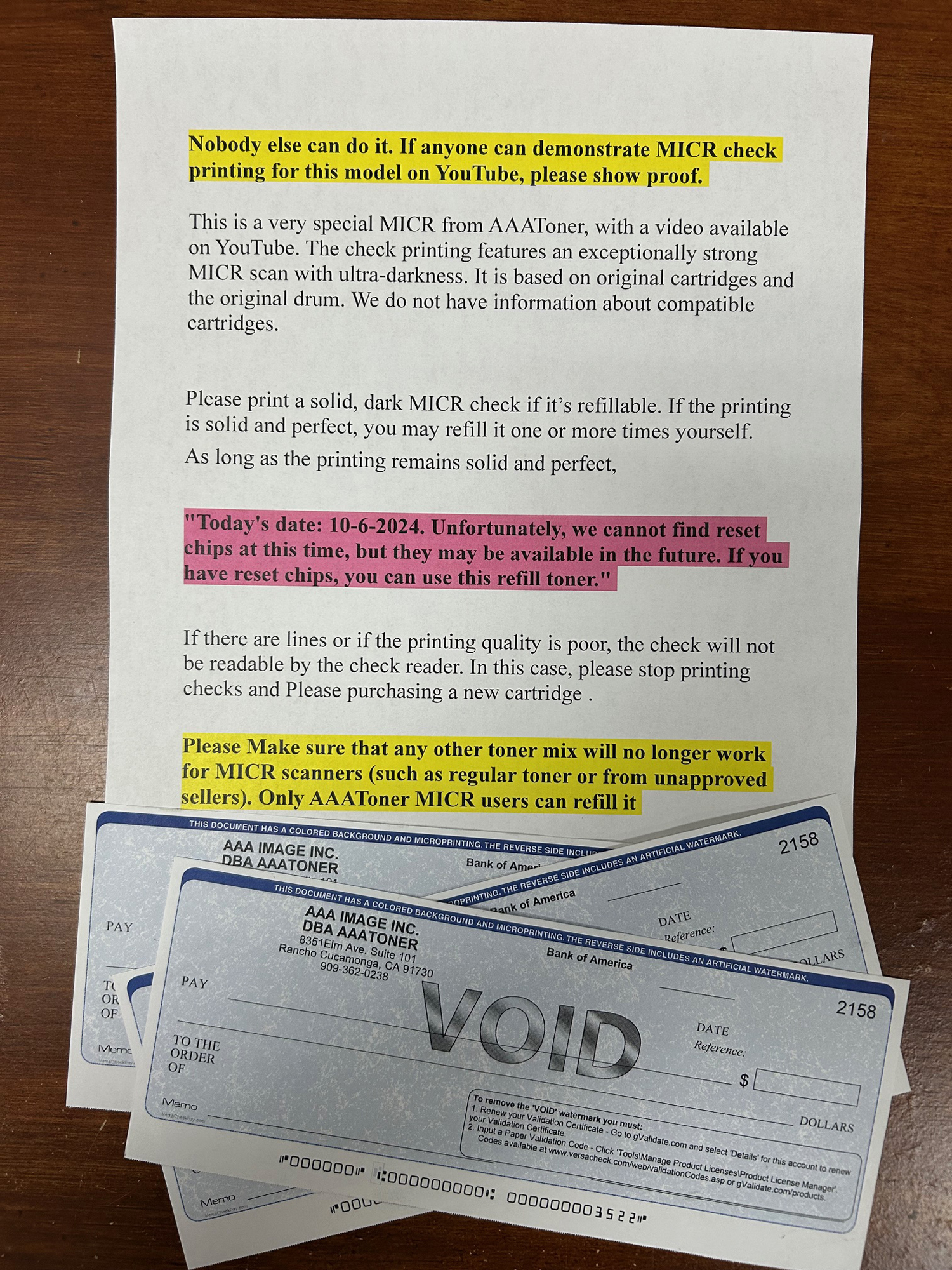 "MICR Check" Toner Refill for Lexmark B2236 dw, MB2236 adw, MB2236adwe, MB2236 i MICR Toner - Image 2