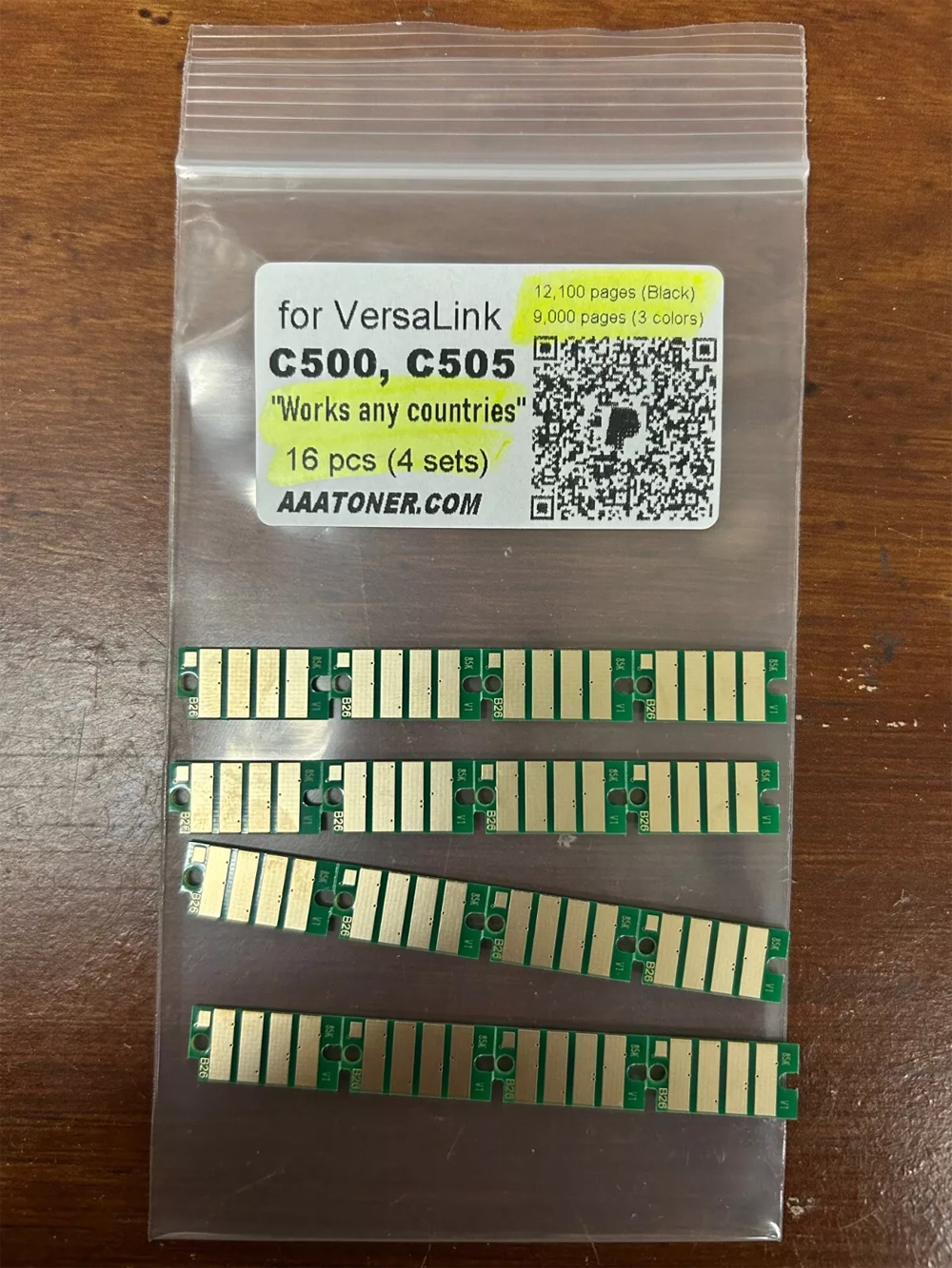 EXTRA High Capacity Toner Chips for Xerox VersaLink C500, C505 (works any countries)
