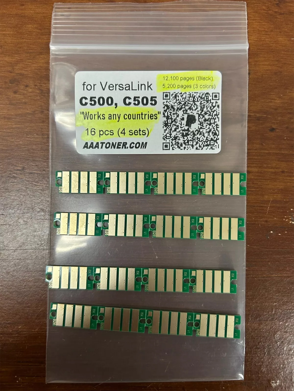High Capacity Toner Chips for Xerox VersaLink C500, C505 (works any countries)