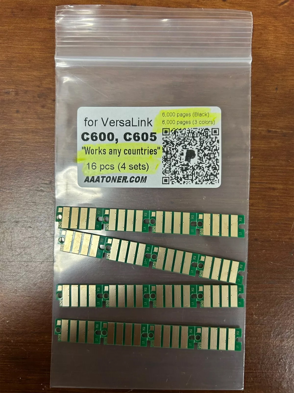 Standard Capacity Toner Chips for Xerox VersaLink C600, C605 (works any countries)