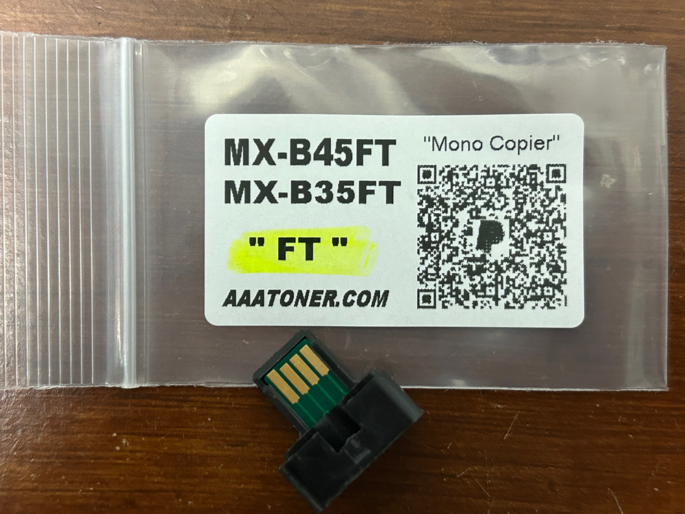Toner Chip for Sharp MX-B45GT, MX-B35GT, MX-B45AT, MX-B35AT, MX-B45FT, MX-B35FT, AR-B35FT (international) - Image 3