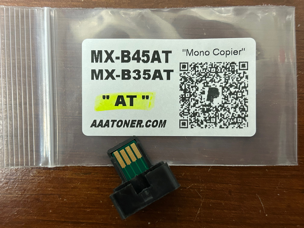 Toner Chip for Sharp MX-B45GT, MX-B35GT, MX-B45AT, MX-B35AT, MX-B45FT, MX-B35FT, AR-B35FT (international) - Image 4