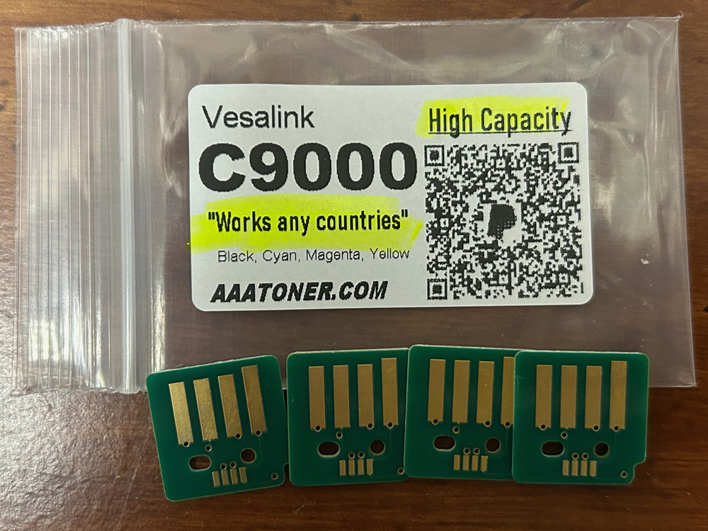 High Capacity Toner Chip for Xerox VersaLink C9000, C9000DT (works any countries)